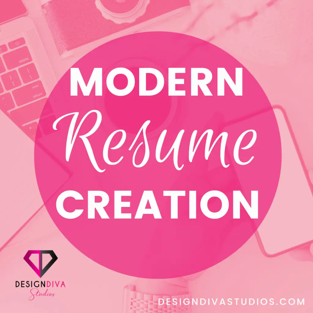 DesignDiva Studios Service Image - Modern Resume Creation.webp