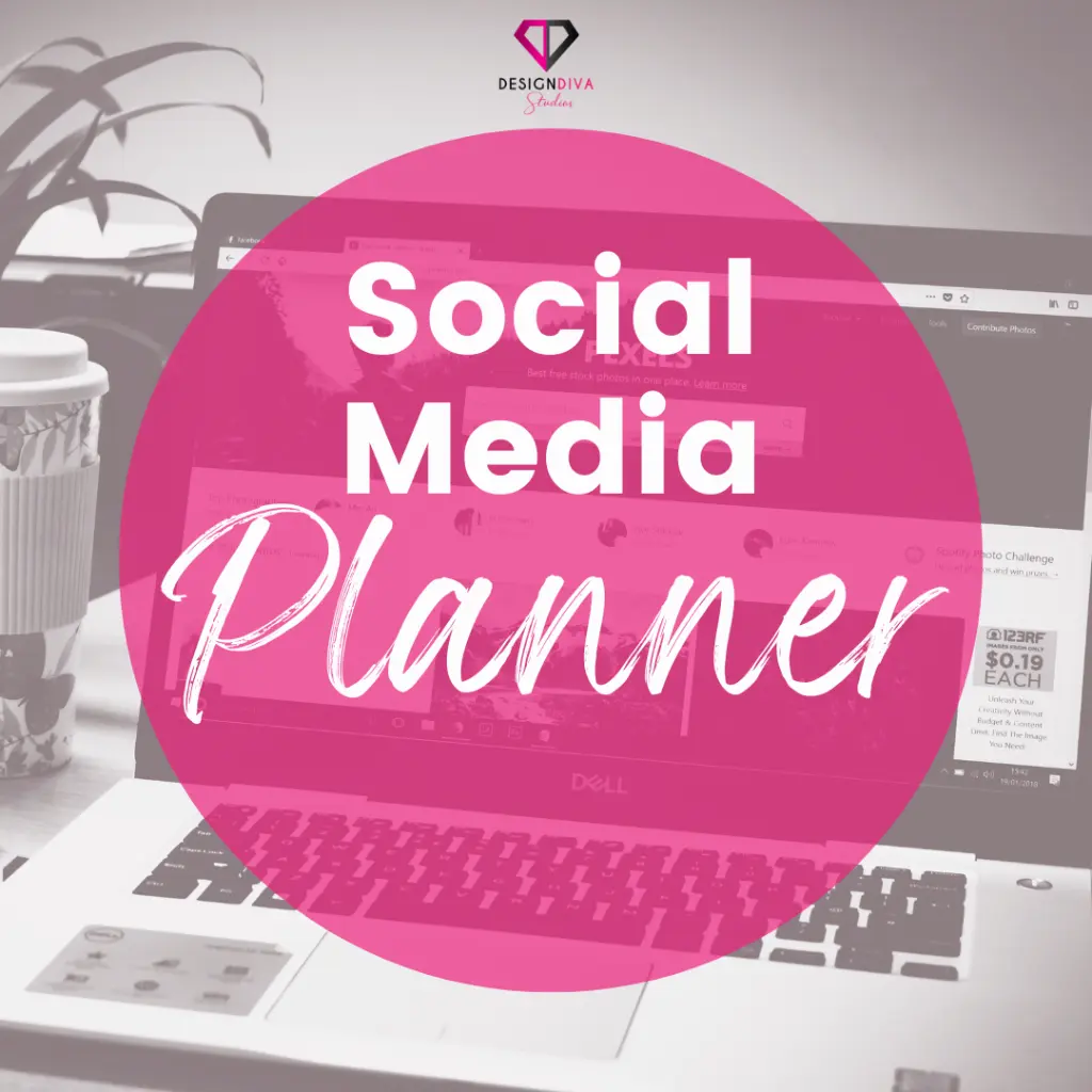DesignDiva Studios Social Media Planner.webp